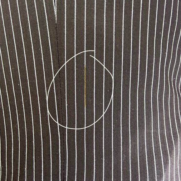 Brown Striped Wool-Cashmere Suit w/ Wide Leg Pants - Ralph Lauren (Black Label) - Picture 15 of 16